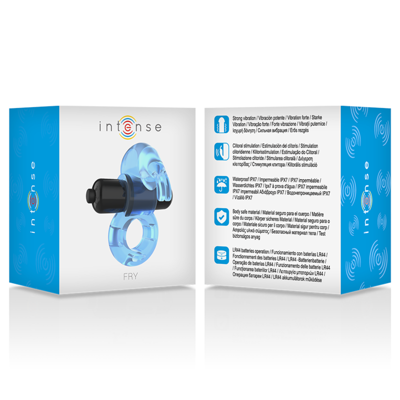 Intense - Fry Blue Vibrating Ring INTENSE - FRY BLUE VIBRATING RING