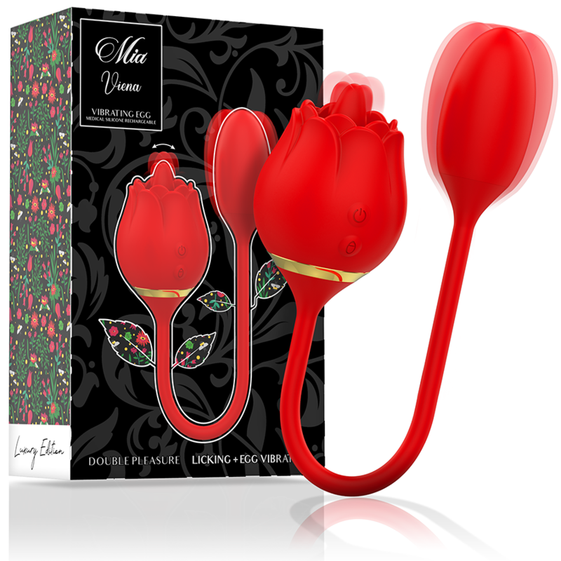 Buy Mia - Vienna Double Pleasure Licking + Vibrating Egg MIA - VIENNA DOUBLE PLEASURE LICKING + VIBRATING EGG MIA