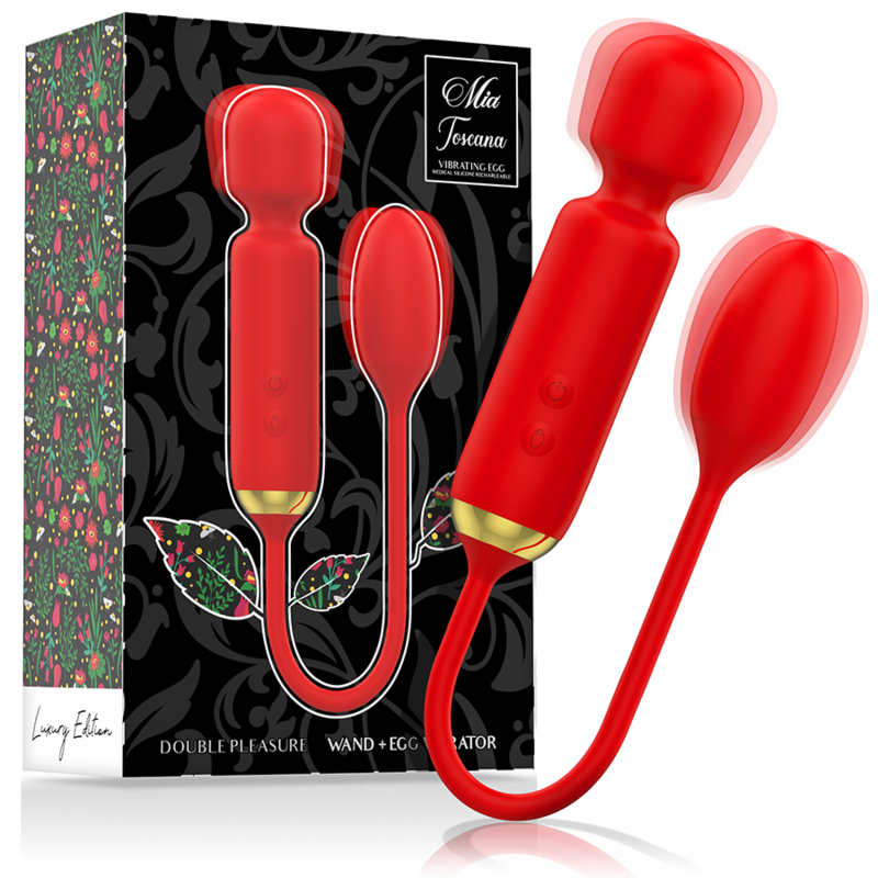 Buy Mia - Toscana Double Pleasure Wand + Vibrating Egg