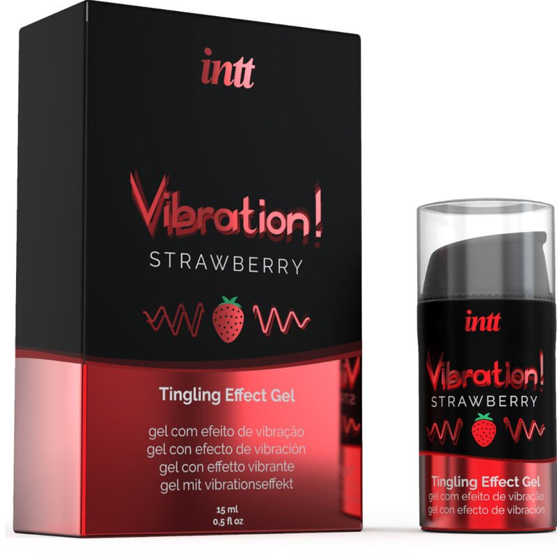 Intt - Powerful Intimate Stimulant Liquid Vibrating Gel Strawberry 15 Ml INTT - POWERFUL INTIMATE STIMULANT LIQUID VIBRATING GEL STRAWBERRY 15 ML