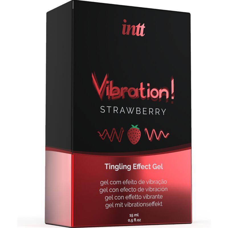 Intt - Powerful Intimate Stimulant Liquid Vibrating Gel Strawberry 15 Ml INTT - POWERFUL INTIMATE STIMULANT LIQUID VIBRATING GEL STRAWBERRY 15 ML
