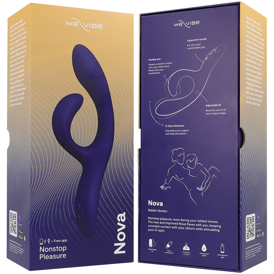 We-vibe - Nova 3 Rabbit Vibrator Midnight Blue WE-VIBE - NOVA 3 RABBIT VIBRATOR MIDNIGHT BLUE