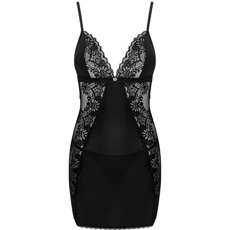 OBSESSIVE - MADERRIS CHEMISE & THONG M/L