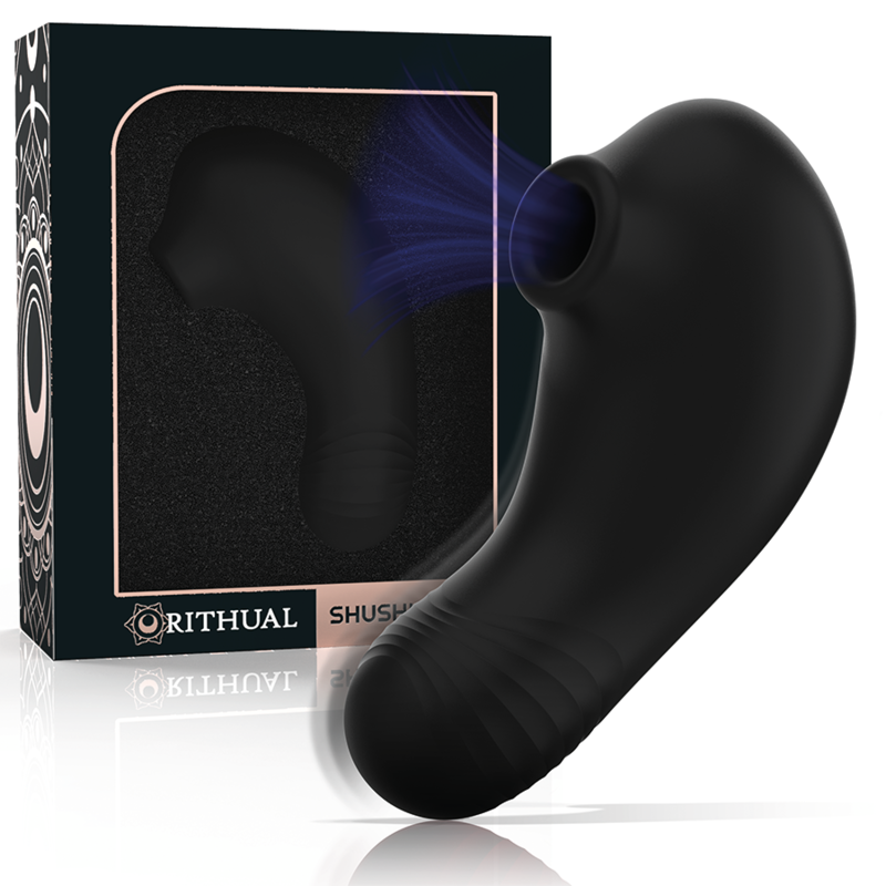 RITHUAL - SHUSHU PRO POCKET CLITORIS STIMULATOR 2 POWERFUL JET MOTORS RITHUAL