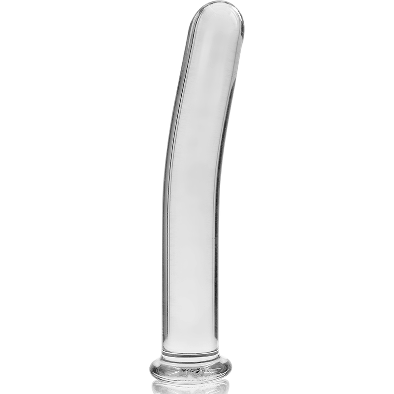 Nebula Series By Ibiza - Model 8 Dildo Borosilicate Glass Clear 14.5 Cm -o- 2 Cm NEBULA SERIES BY IBIZA - MODEL 8 DILDO BOROSILICATE GLASS CLEAR 14.5 CM -O- 2 CM