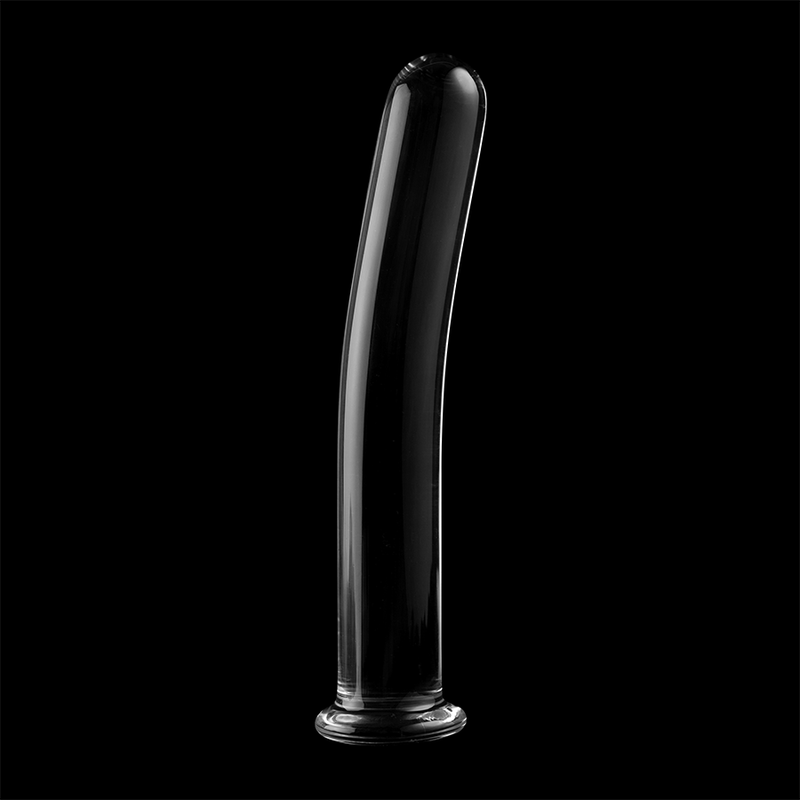 Nebula Series By Ibiza - Model 8 Dildo Borosilicate Glass Clear 14.5 Cm -o- 2 Cm NEBULA SERIES BY IBIZA - MODEL 8 DILDO BOROSILICATE GLASS CLEAR 14.5 CM -O- 2 CM