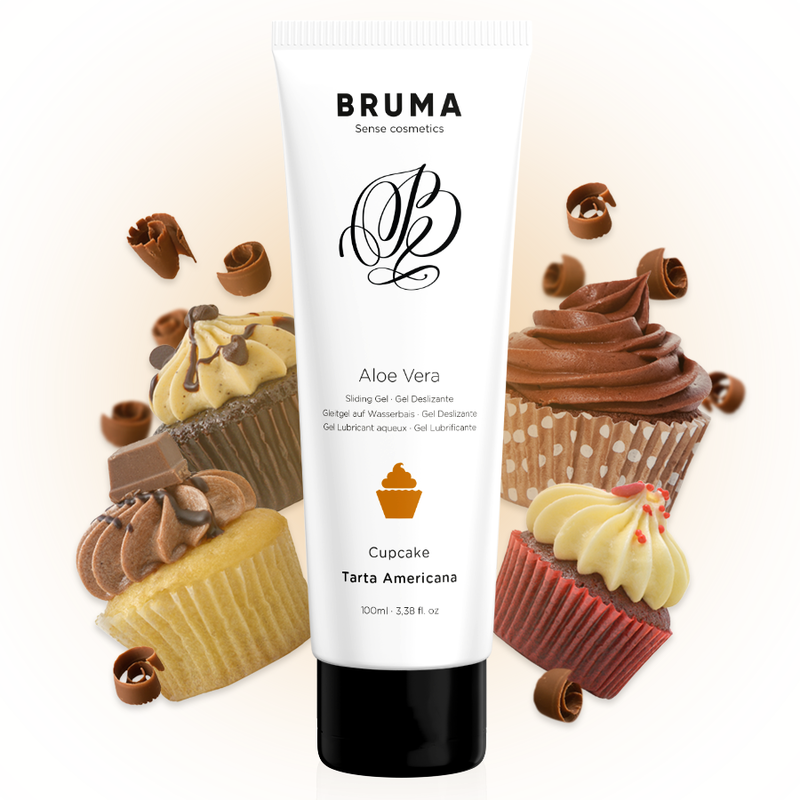 Buy Bruma - Aloe Vera Sliding Gel Cupcake Flavor 100 Ml