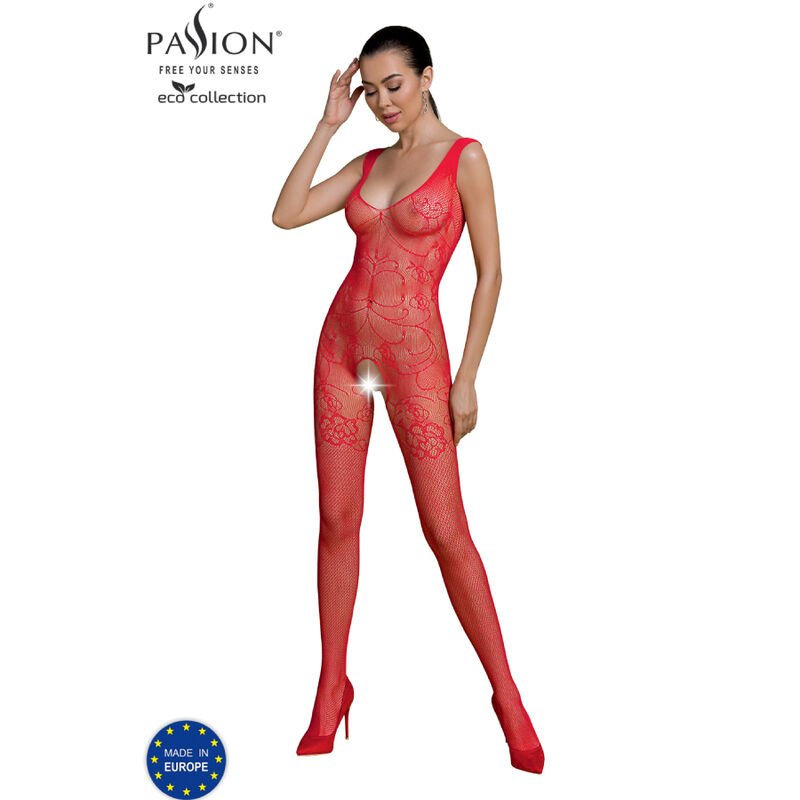 Buy Passion - Eco Collection Bodystocking Eco Bs012 Red PASSION - ECO COLLECTION BODYSTOCKING ECO BS012 RED PASSION WOMAN BODYSTOCKINGS
