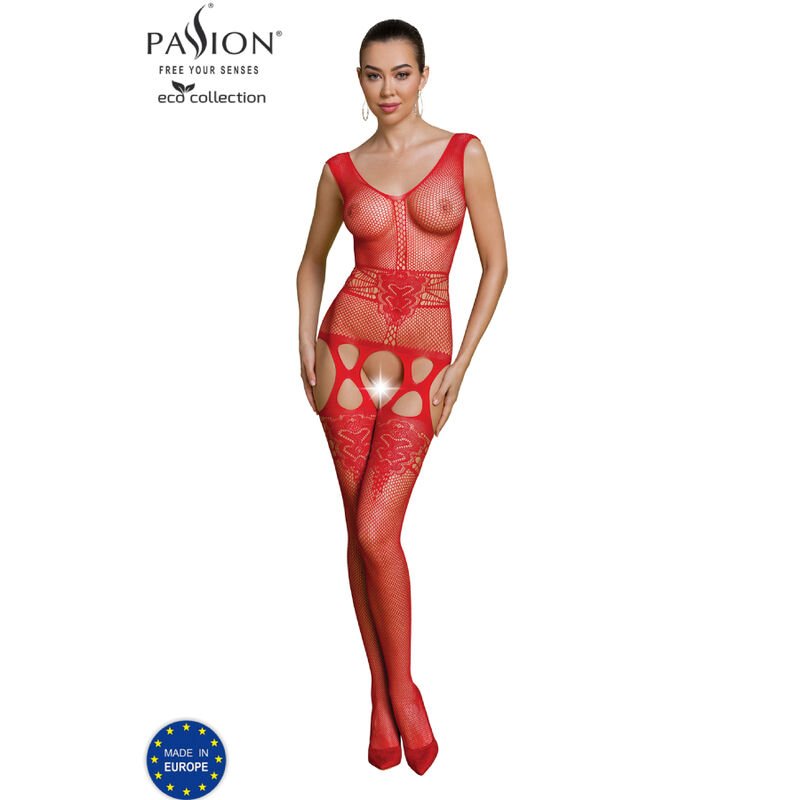 Buy Passion - Eco Collection Bodystocking Eco Bs014 Red Passion - Eco Collection Bodystocking Eco Bs014 Red