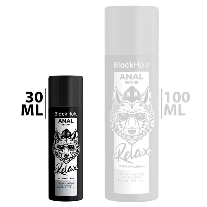 Black Hole - Anal Repair Water Based Relax With Hyaluron 30 Ml BLACK HOLE - ANAL REPAIR WATER BASED RELAX WITH HYALURON 30 ML