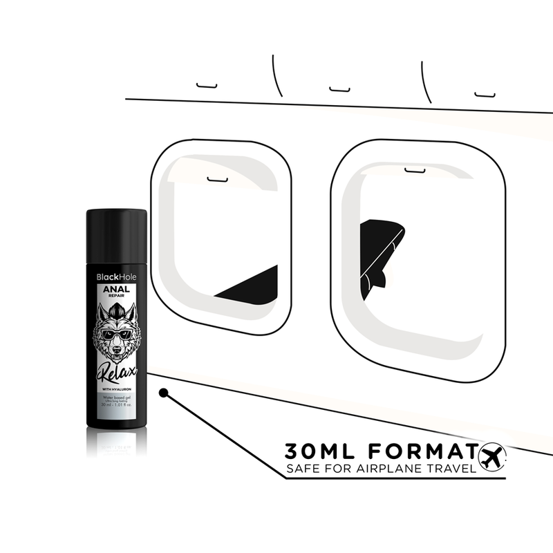 Black Hole - Anal Repair Water Based Relax With Hyaluron 30 Ml BLACK HOLE - ANAL REPAIR WATER BASED RELAX WITH HYALURON 30 ML