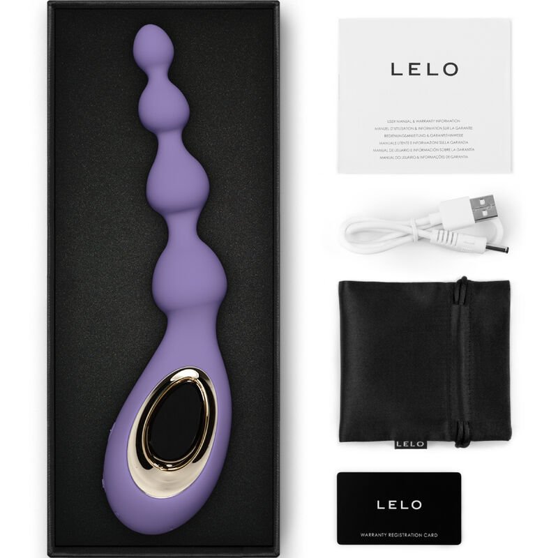 Lelo - Soraya Beads Violet Anal Massager LELO - SORAYA BEADS VIOLET ANAL MASSAGER