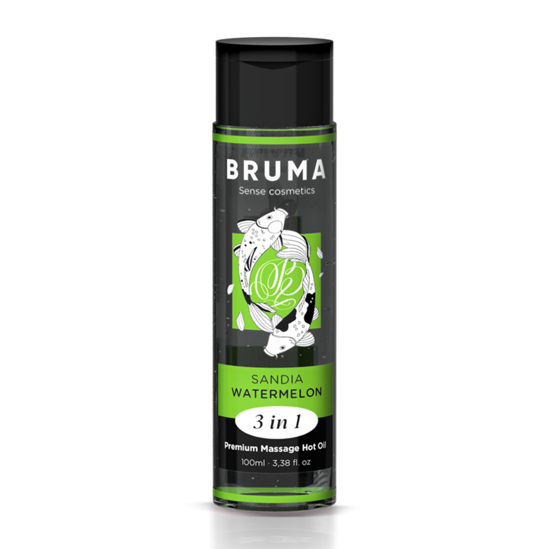 BRUMA - PREMIUM MASSAGE HOT OIL WATERMELON 3 IN 1 - 100 ML BRUMA