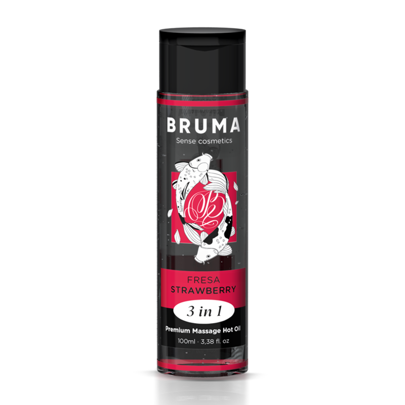 Buy Bruma - Premium Massage Hot Oil Strawberry 3 In 1 - 100 Ml