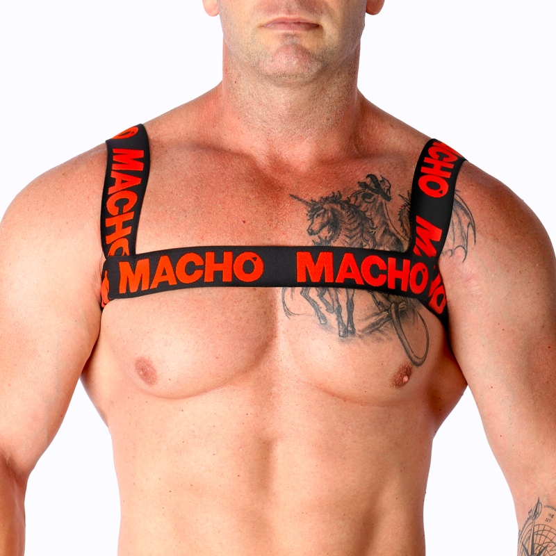 MACHO - DOUBLE RED HARNESS MACHO UNDERWEAR