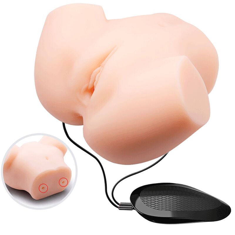 CRAZY BULL - REALISTIC VAGINA AND ANUS DOUBLE VIBRATION CRAZY BULL