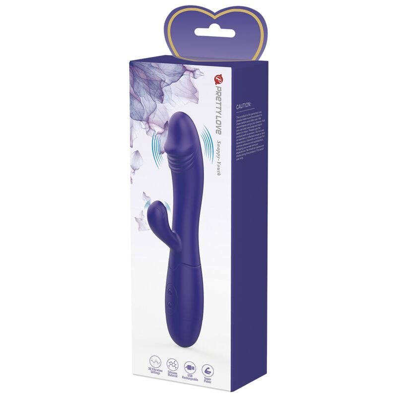 Pretty Love - Snappy Youth Vibrator & G-spot Stimulator Violet PRETTY LOVE - SNAPPY YOUTH VIBRATOR & G-SPOT STIMULATOR VIOLET