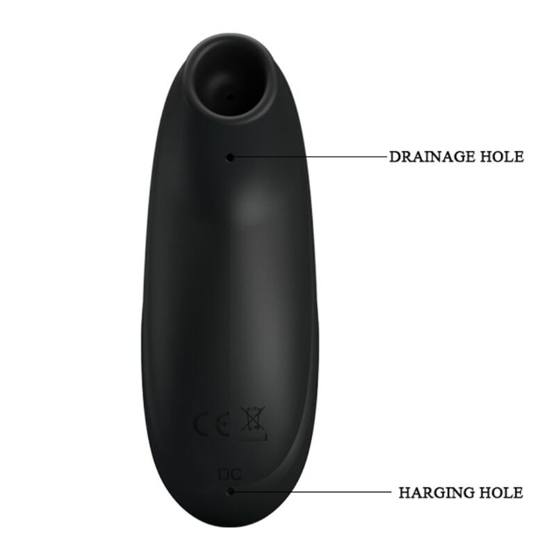 PRETTY LOVE - STIMULATING WAVES - LUXURY RECHARGEABLE MASSAGER BLACK