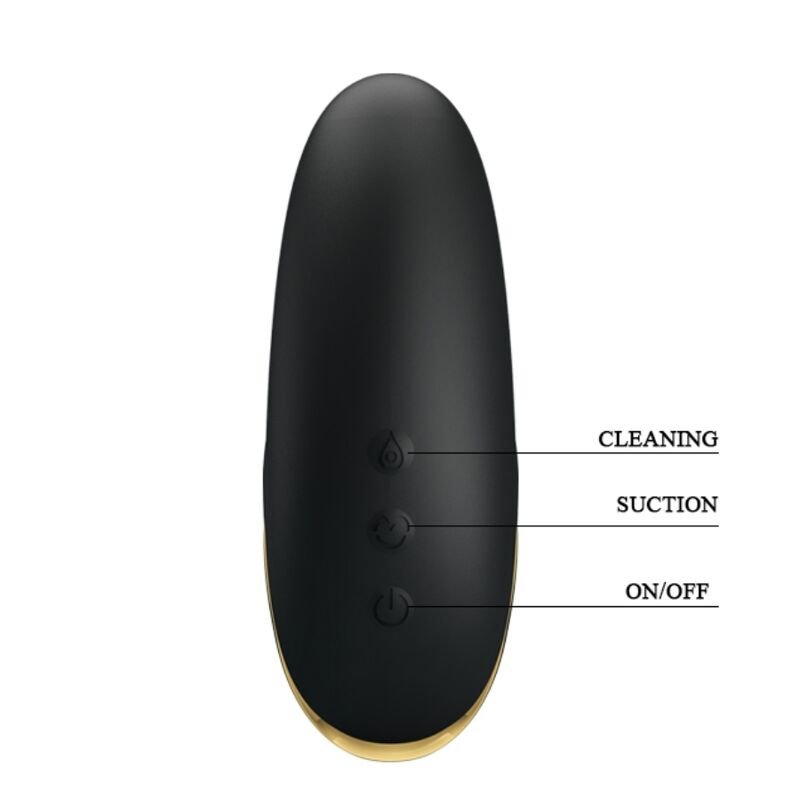 PRETTY LOVE - STIMULATING WAVES - LUXURY RECHARGEABLE MASSAGER BLACK