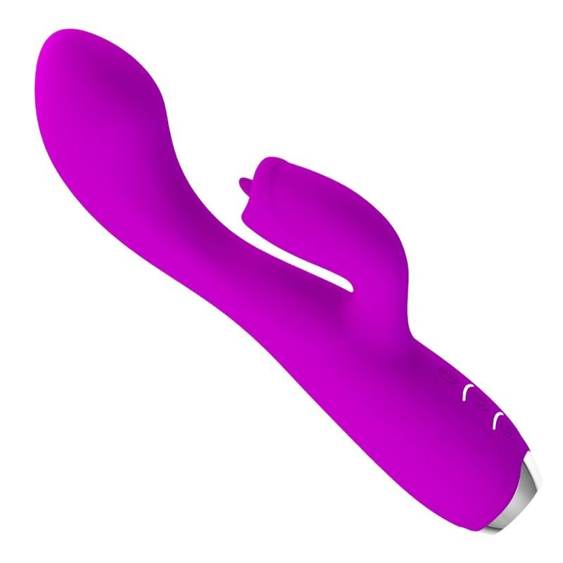 PRETTY LOVE - GLORIA RECHARGEABLE RABBIT VIBRATOR-WATERPROOF PURPLE PRETTY LOVE C-TYPE
