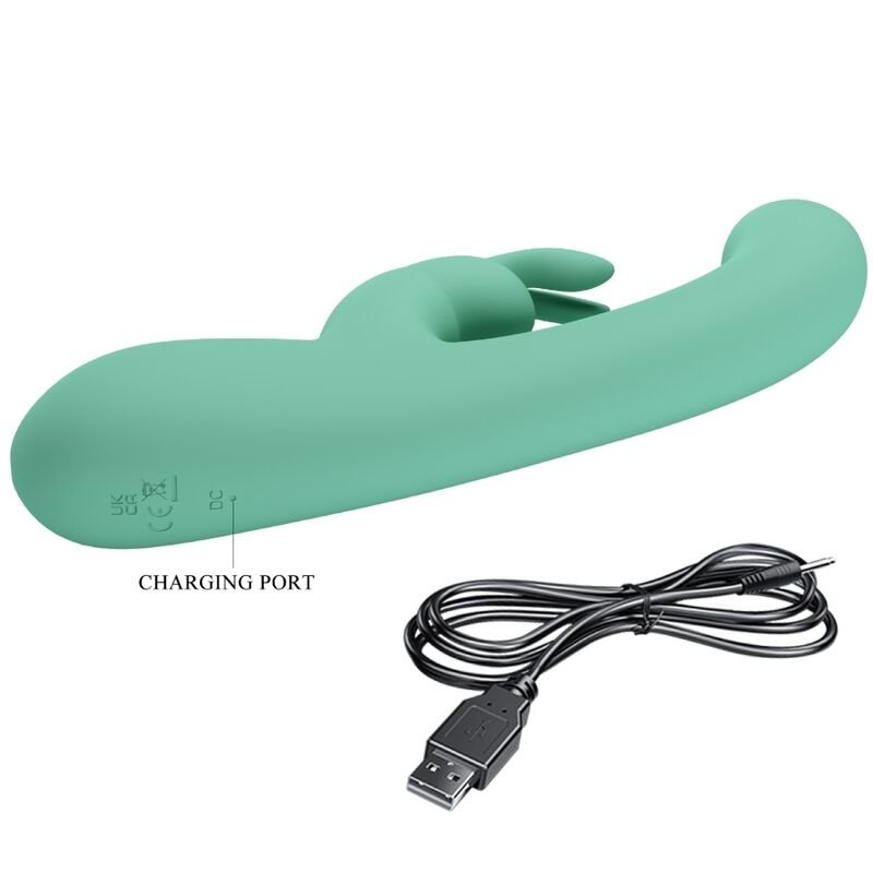 Pretty Love - Lamar Rabbit Vibrator & Green G-spot PRETTY LOVE - LAMAR RABBIT VIBRATOR & GREEN G-SPOT