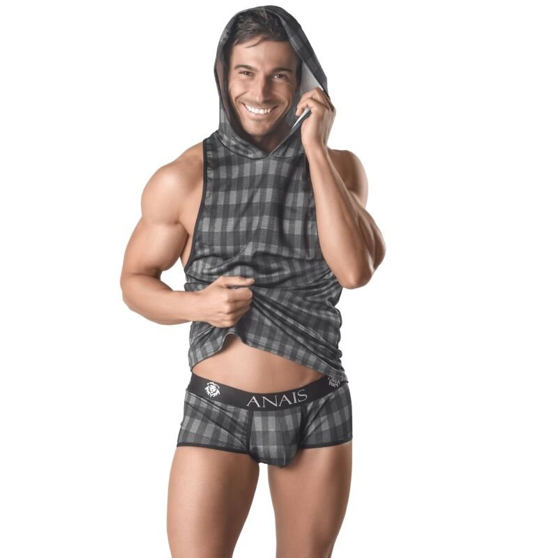 ANAIS MEN - AEGIS HOODED T-SHIRT M ANAIS MEN ACCESORIES