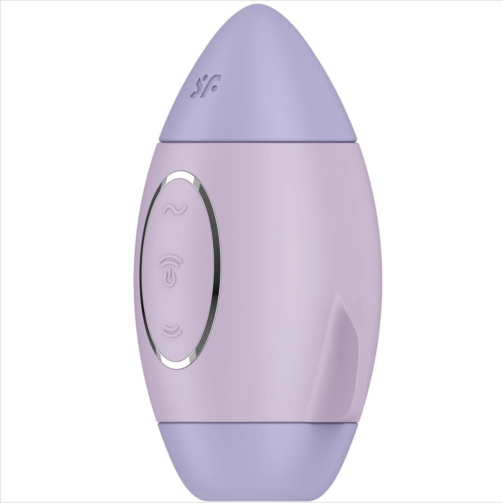 Satisfyer - Mission Control Lilac Small Double Impulse Vibrator SATISFYER - MISSION CONTROL LILAC SMALL DOUBLE IMPULSE VIBRATOR