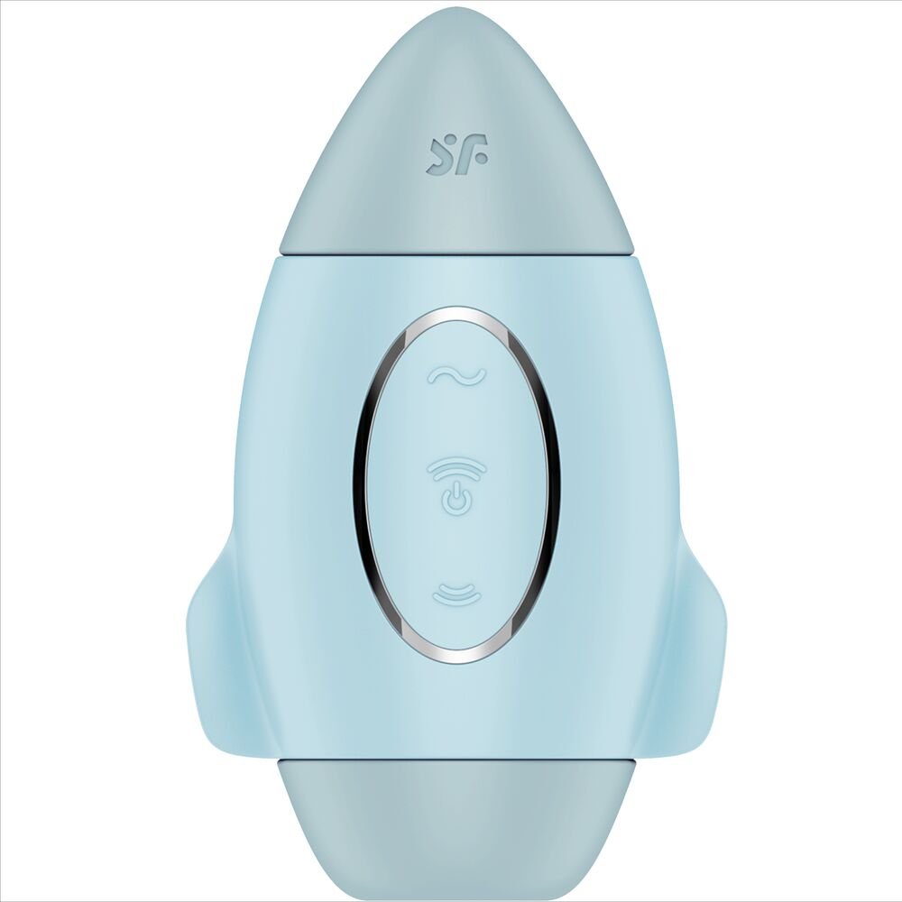Buy Satisfyer - Mission Control Blue Small Double Impulse Vibrator