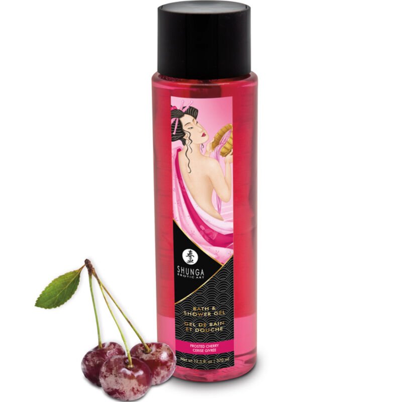 Buy Shunga - Bath & Shower Gel Frosted Cherry 370 Ml