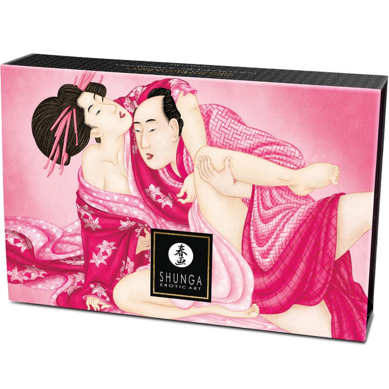Shunga - Edible Massage Powder Kit Raspberry SHUNGA - EDIBLE MASSAGE POWDER KIT RASPBERRY