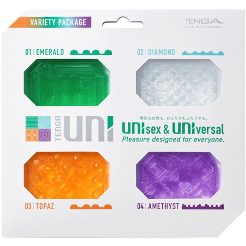 Buy Tenga - Uni Variety Masturbator Thimble Pack 4 Units