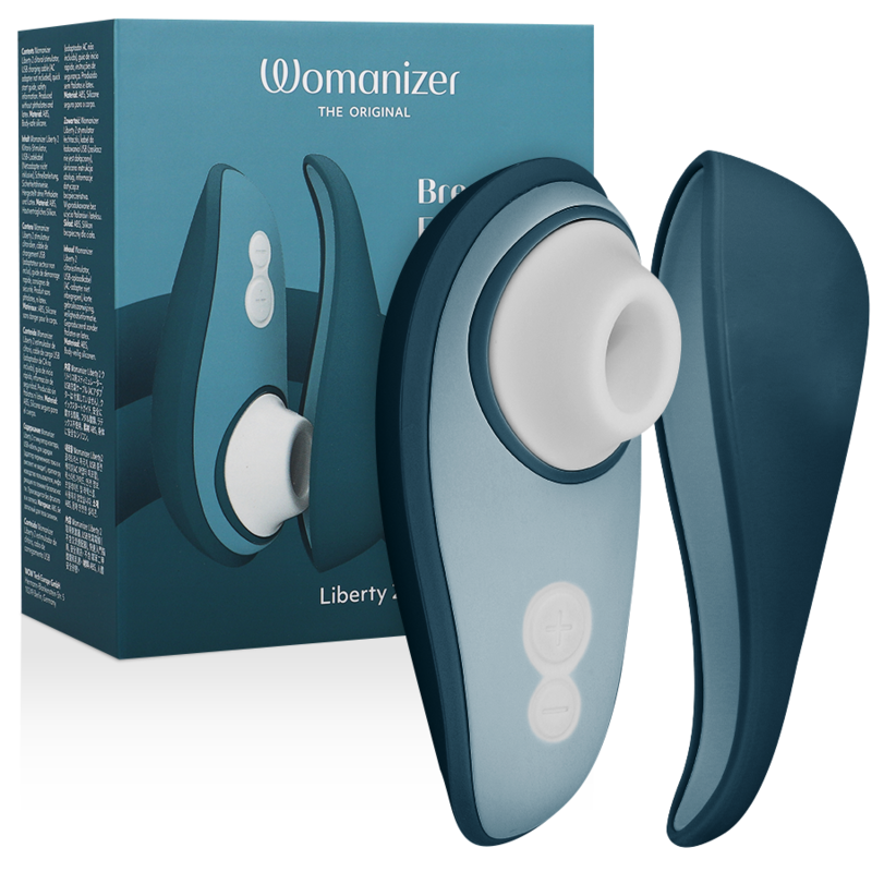 Buy Womanizer - Liberty 2 Stimulator & Clitoris Stimulating Waves Blue