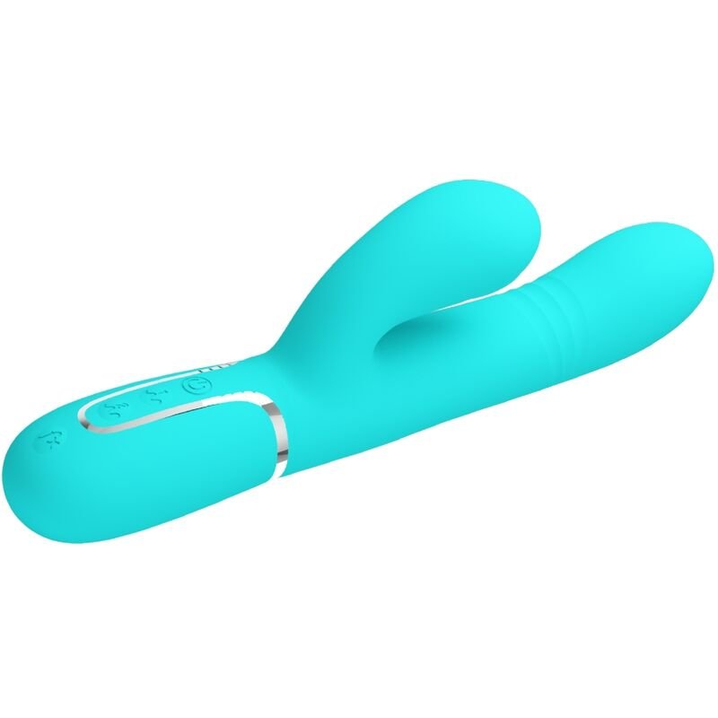 PRETTY LOVE - MULTIFUNCTION G-SPOT VIBRATOR AQUA GREEN PRETTY LOVE FLIRTATION