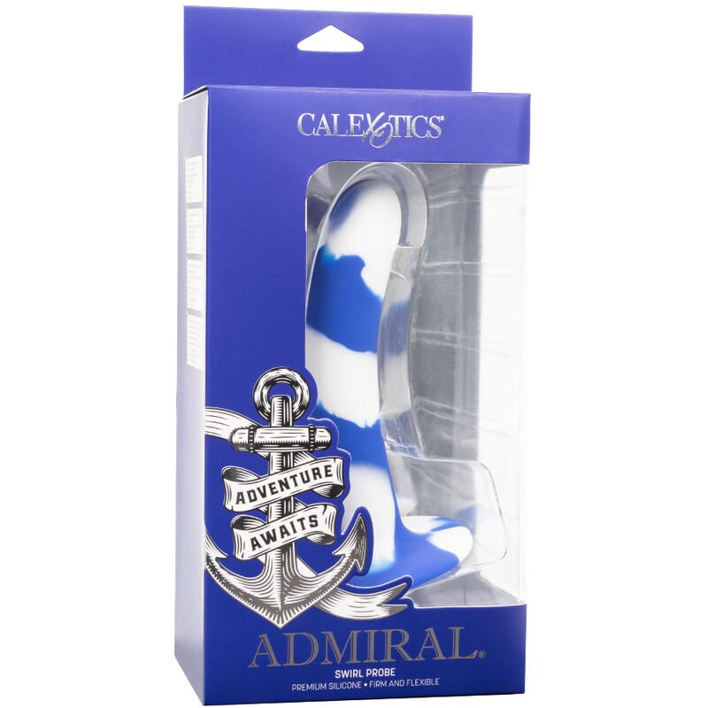 Calexotics - Admiral Swirl Dildo Flexible CALEXOTICS - ADMIRAL SWIRL DILDO FLEXIBLE