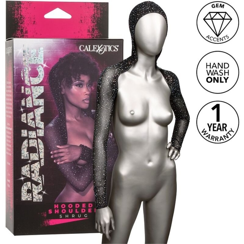 CALEXOTICS - RADIANCE HOODED SHOULDER SHRUG RHINE CALEXOTICS