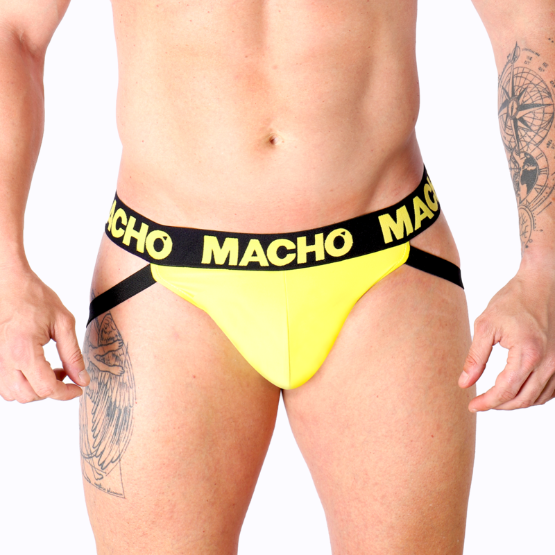 Buy Macho - Mx25a Jock Lycra Yellow Xl MACHO - MX25A JOCK LYCRA YELLOW XL MACHO UNDERWEAR