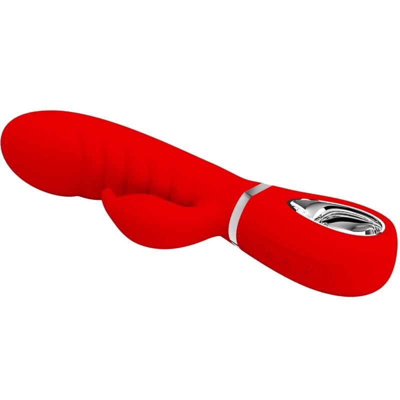 Pretty Love - Prescott Multifunction G-spot Vibrator Red PRETTY LOVE - PRESCOTT MULTIFUNCTION G-SPOT VIBRATOR RED