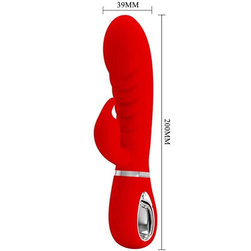 Pretty Love - Prescott Multifunction G-spot Vibrator Red PRETTY LOVE - PRESCOTT MULTIFUNCTION G-SPOT VIBRATOR RED