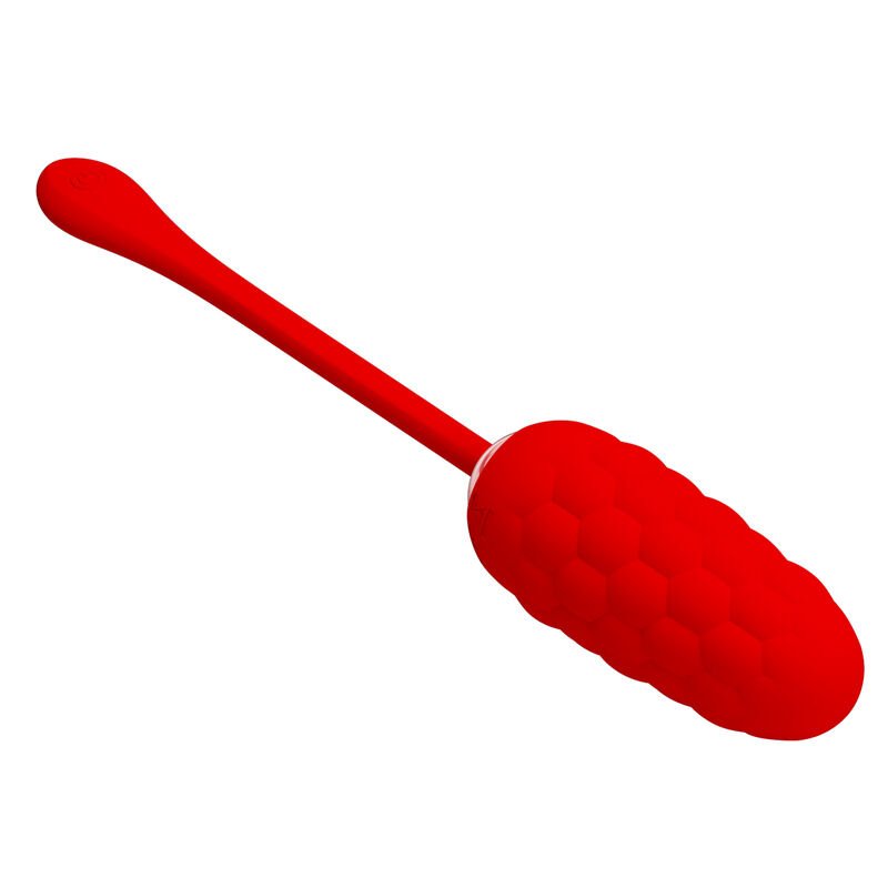Buy Pretty Love - Vibrating Egg With Red Rechargeable Marine Texture