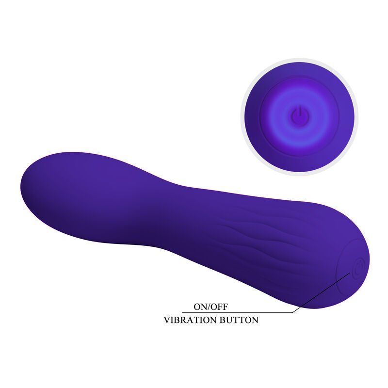 Pretty Love - Faun Rechargeable Vibrator Purple PRETTY LOVE - FAUN RECHARGEABLE VIBRATOR PURPLE
