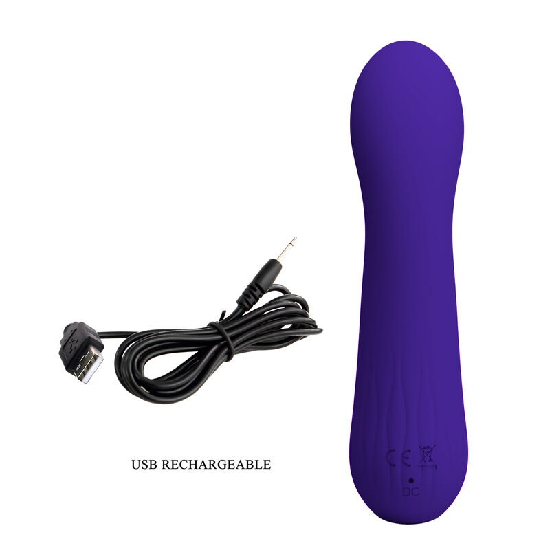 Pretty Love - Faun Rechargeable Vibrator Purple PRETTY LOVE - FAUN RECHARGEABLE VIBRATOR PURPLE