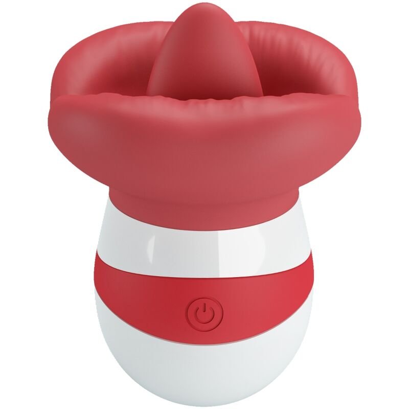 PRETTY LOVE - MINA TONGUE STIMULATOR LIGHT RED PRETTY LOVE FLIRTATION