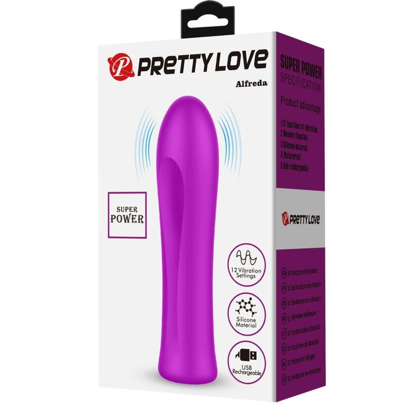 Pretty Love - Alfreda Super Power Vibrator Violet PRETTY LOVE - ALFREDA SUPER POWER VIBRATOR VIOLET