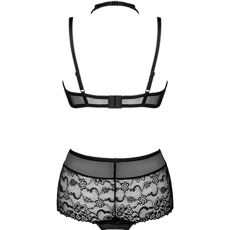 LIVCO CORSETTI FASHION - LINERA FOR THE SENSES COLLECTION BRA + PANTY BLACK L/XL