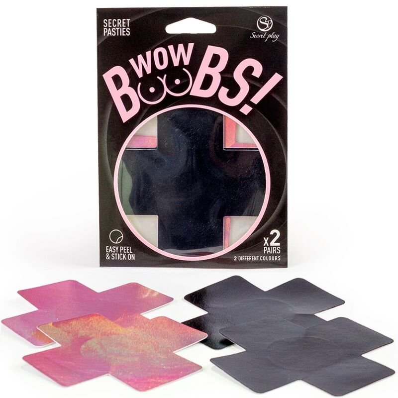 SECRET PLAY - WOW BOOBS! X NIPPLE COVERS SECRETPLAY 100% FETISH