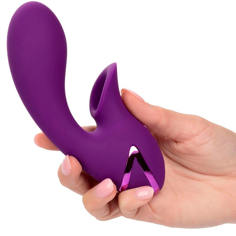 CALEXOTICS - HUNTINGTON BEACH HEARTBREAKER STIMULATOR & STIMULATING WAVES PURPLE BY CALIFORNIA DREAMING CALEXOTICS