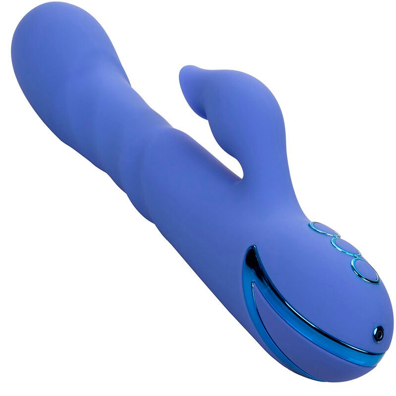 CALEXOTICS - LA LOVE VIBRATOR & STIMULATING WAVES BLUE BY CALIFORNIA DREAMING
