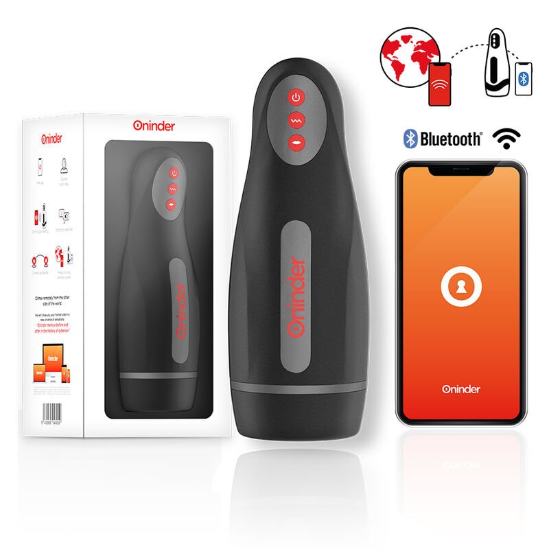 Buy Oninder - Seoul Rechargeable Male Masturbator 10 Speed - Free App