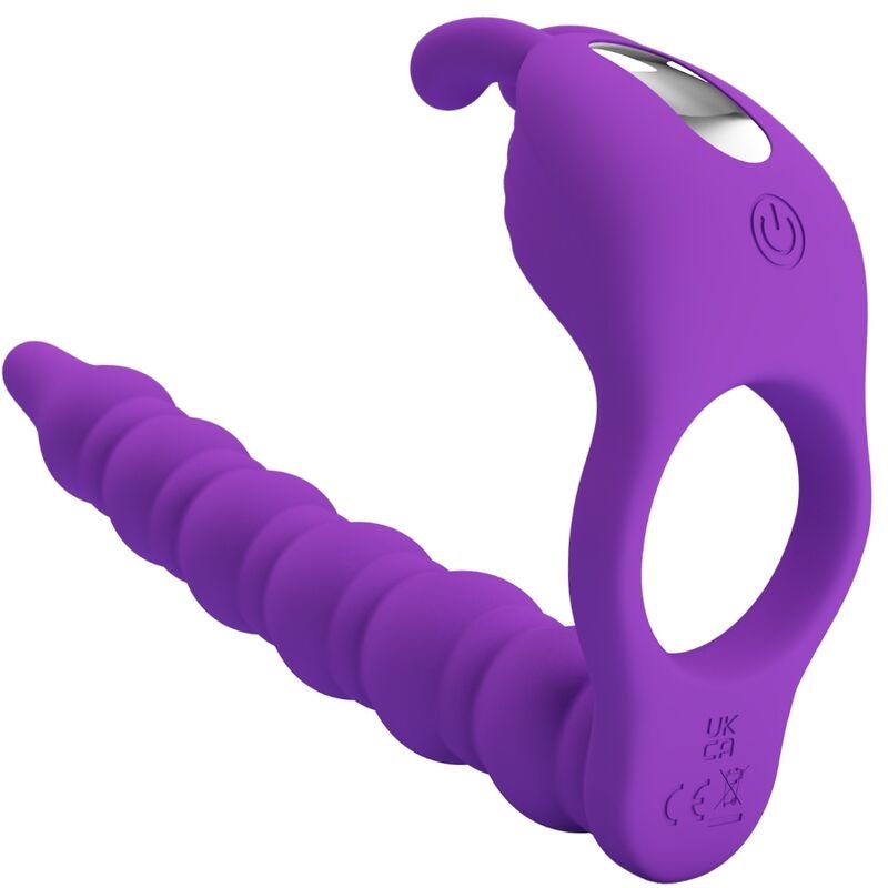 PRETTY LOVE - BLACKNEY PENIS RING WITH LILA VIBRATOR PLUG PRETTY LOVE
