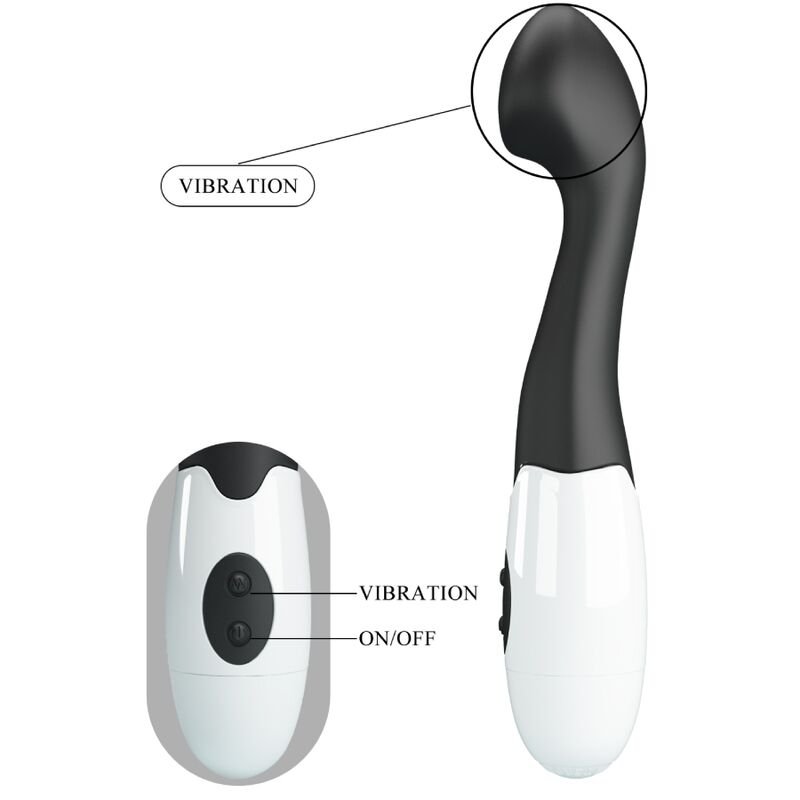 Pretty Love - Charles G-spot Vibrator 30 Modes Black PRETTY LOVE - CHARLES G-SPOT VIBRATOR 30 MODES BLACK